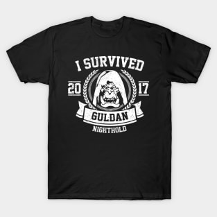 I Survived Guldan - Nighthold Raid T-Shirt